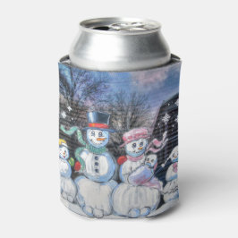 Snowman-Familie Dosenkühler