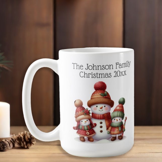 Snowman-Familie Kaffeetasse (Snowman family Christmas mug)
