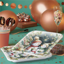 Snowman Family Weihnachten