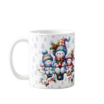 Snowman Family - Weihnachts-Tasse
