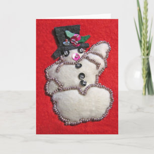 SnowMan Feiertagskarte