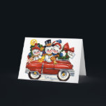 Snowman Feiertagskarte<br><div class="desc">WWW.LOOKCRAZY.COM</div>