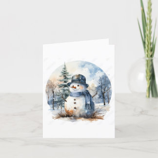 Snowman Feiertagskarte