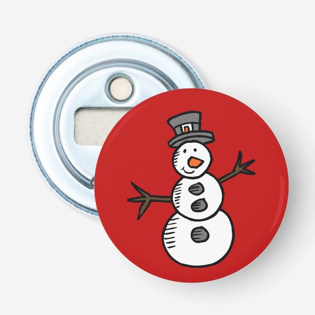 Snowman Flaschenöffner (Vorderseite)