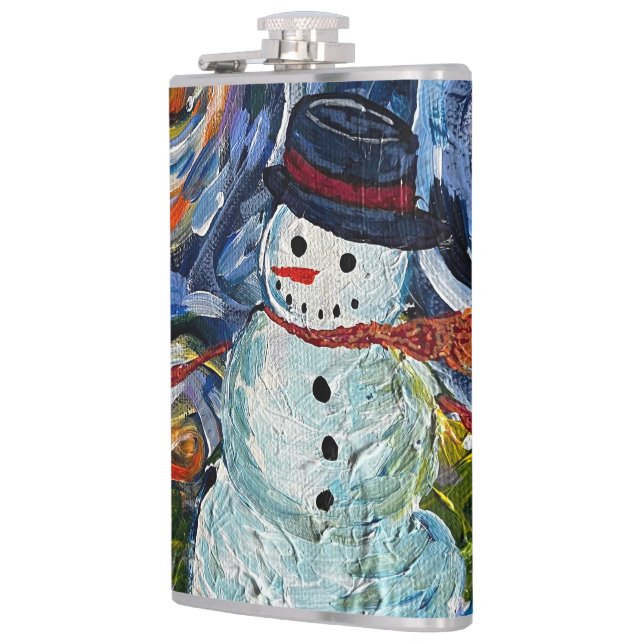Snowman Flask Flachmann (Links)