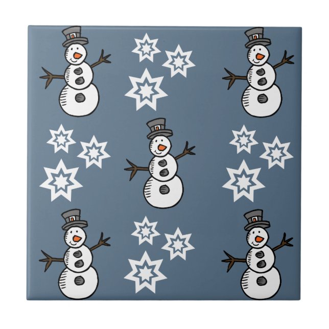 Snowman Fliese (Vorderseite)