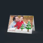 Snowman-Foto-Grüße-Karte der Saison Feiertagskarte<br><div class="desc">Woll Weihnachtskarten an Freunde und Familie zu schicken? Es gibt nichts Besseres, als das Bild Ihrer Familie/Kinder mit ihnen in dieser Ferienzeit zu teilen. Alles was Sie tun müssen ist, dieses Foto-Beispiel zu ändern, Ihr eigenes Foto zu platzieren und die Texte zu ändern. Sie können Ihr Foto und Ihre Texte...</div>