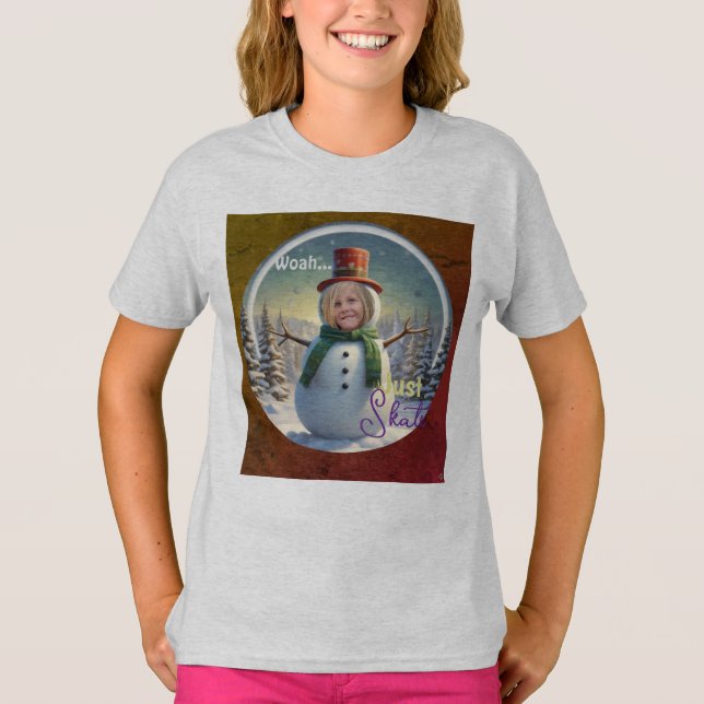 Snowman Foto T - Shirt HAMbyWG (Vorderseite)