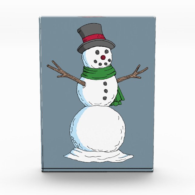 Snowman Fotoblock (Vorderseite)