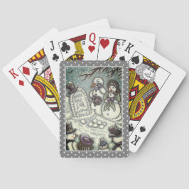 SNOWMAN-FRIEDHOF, MELDET VOR SEINER ZEIT, MÄHRER SPIELKARTEN