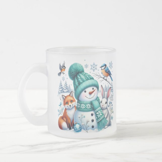 Snowman & Friends Coffee Tasse (Links)