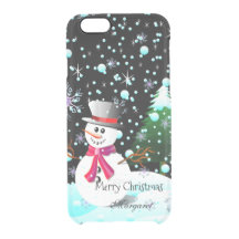 Snowman "frohe Weihnachten" personalisiert