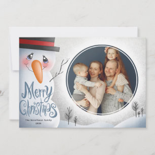 Snowman Frohe Weihnachten Personalisierte Familie
