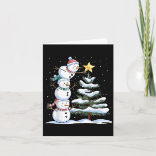 Snowman Frohe Weihnachten Weihnachten Weihnachten Karte