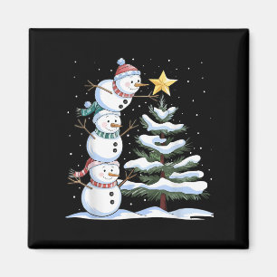 Snowman Frohe Weihnachten Weihnachten Weihnachten  Magnet