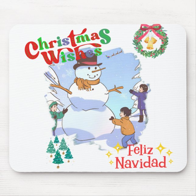 Snowman fun Mousepad (Vorne)
