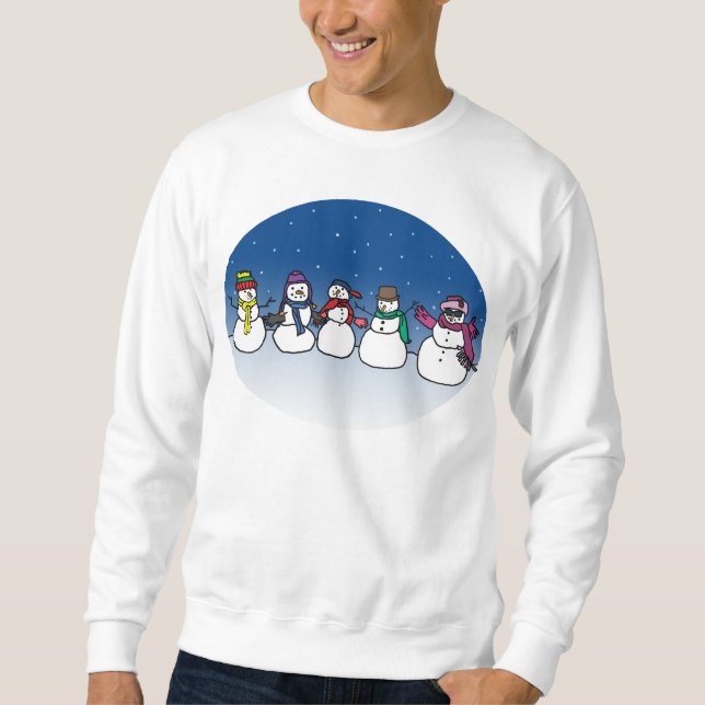 Snowman Fun Sweatshirt (Vorderseite)
