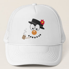 Snowman Funny Niedlich Christmas Novelty Trucker H Truckerkappe
