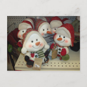 Snowman Gaggle Postkarte