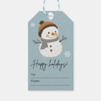 Snowman Geschenkanhänger