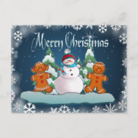 SNOWMAN & GINGERBREAD KIDS VON SHARON SHARPE