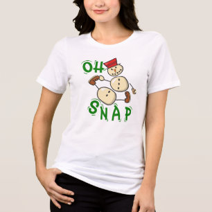 Snowman Gingernap Shirt - Funny Christmas Cookie