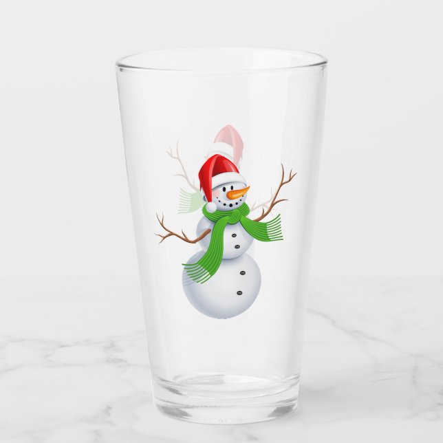 Snowman Glas (Rückseite)