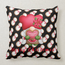 Snowman Gnome Anpassen von Text und Farbe 20"X20" Kissen