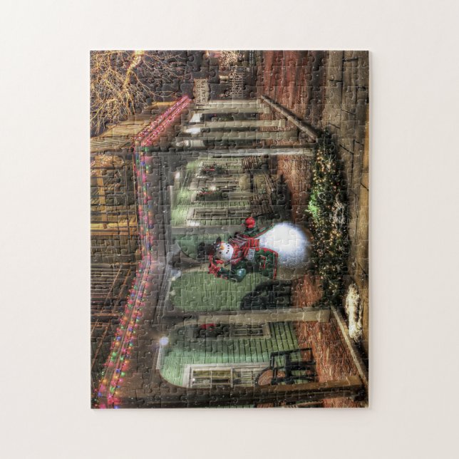 Snowman Greetings Puzzle (Vertikal)