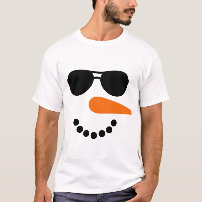Snowman Halloween-Kostüm T-Shirt (Vorderseite)
