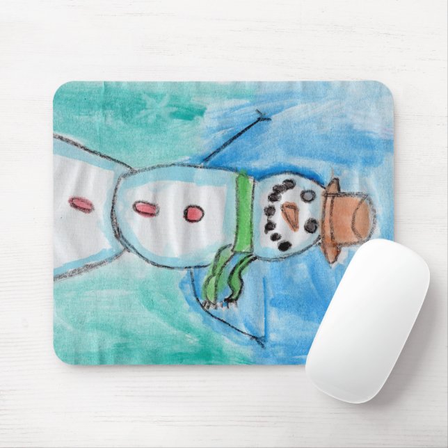 Snowman Happiness - Kinder Kunst des CHOC Mousepad (Mit Mouse)