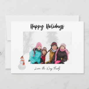 Snowman Happy Holidays Foto