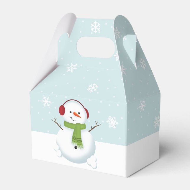 Snowman Holiday Cheer Geschenkschachtel (Vorderseite)