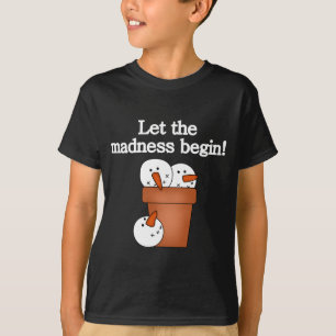 Snowman Holiday Madness T - Shirt und Geschenke