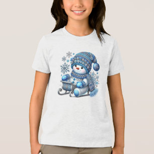 Snowman Holiday T - Shirt