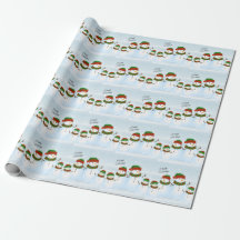 Snowman Holiday Wrapping Paper