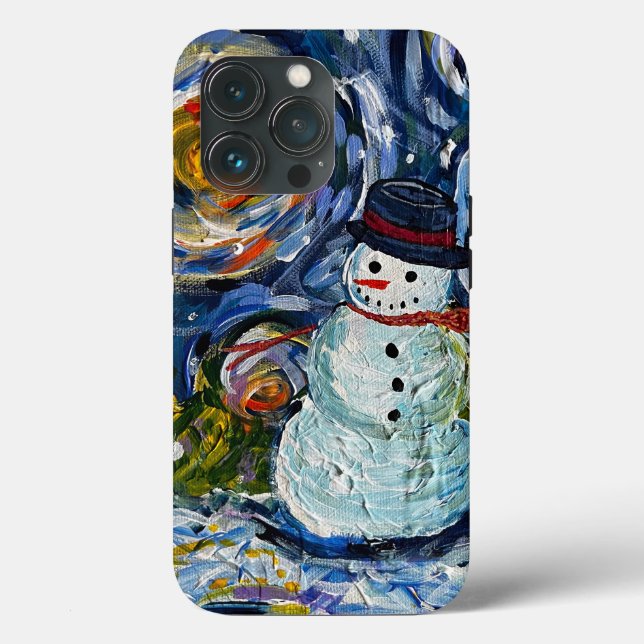 Snowman iPhone/iPad Gehäuse Case-Mate iPhone Hülle (Rückseite)