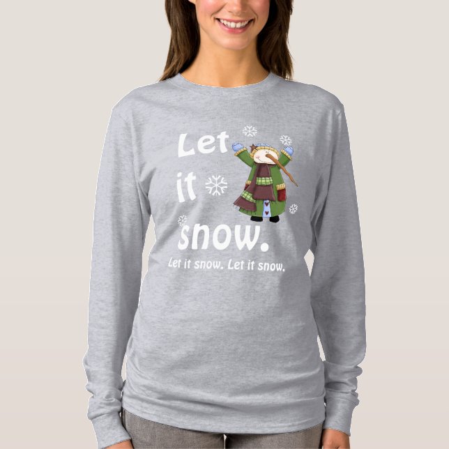 Snowman Joy T-Shirt (Vorderseite)
