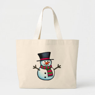 Snowman Jumbo Stoffbeutel