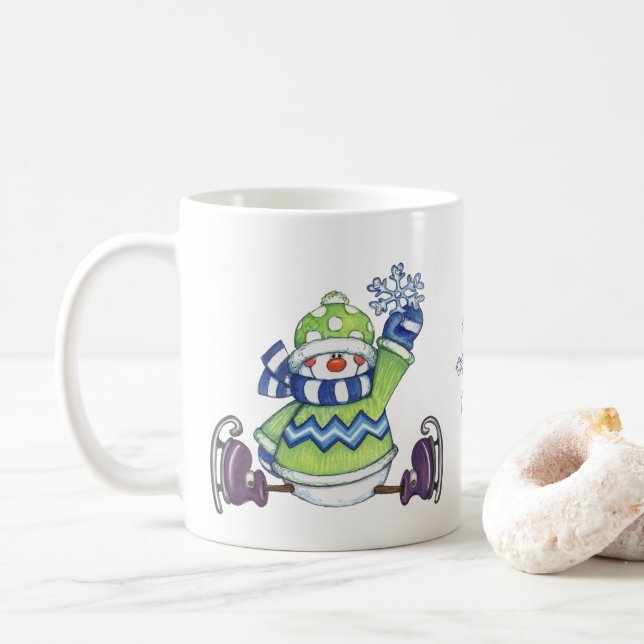 Snowman Kaffeetasse (Mit Donut)