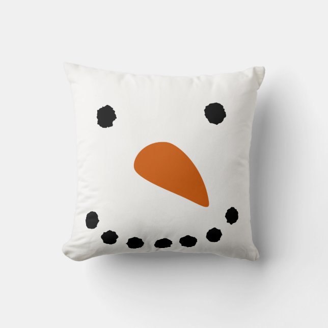 Snowman Kissen (Vorderseite)