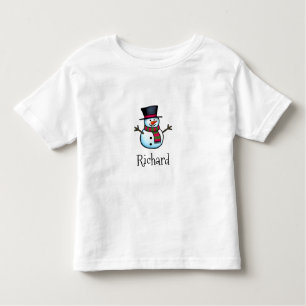 Snowman Kleinkind T-shirt