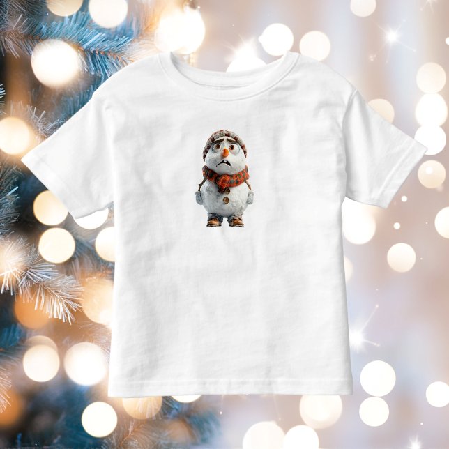 Snowman-Kleinkind-T-Shirt Kleinkind T-shirt (Von Creator hochgeladen)