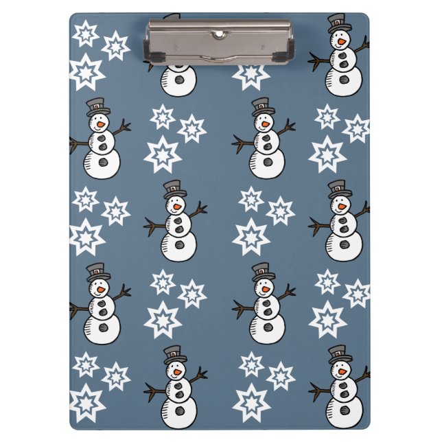 Snowman Klemmbrett (Vorderseite)