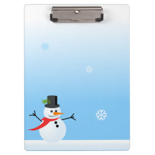 Snowman Klemmbrett
