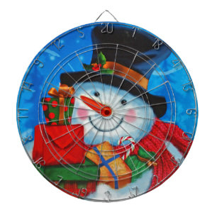 Snowman-Lagergeschenke Dartscheibe