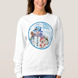 Snowman | Lass es Schnee Sweatshirt