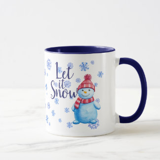 Snowman Lass es schneien Tasse