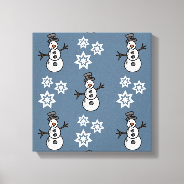 Snowman Leinwanddruck (Vorderseite)