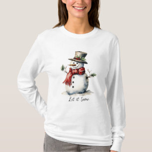 Snowman Long Sleeve T - Shirt